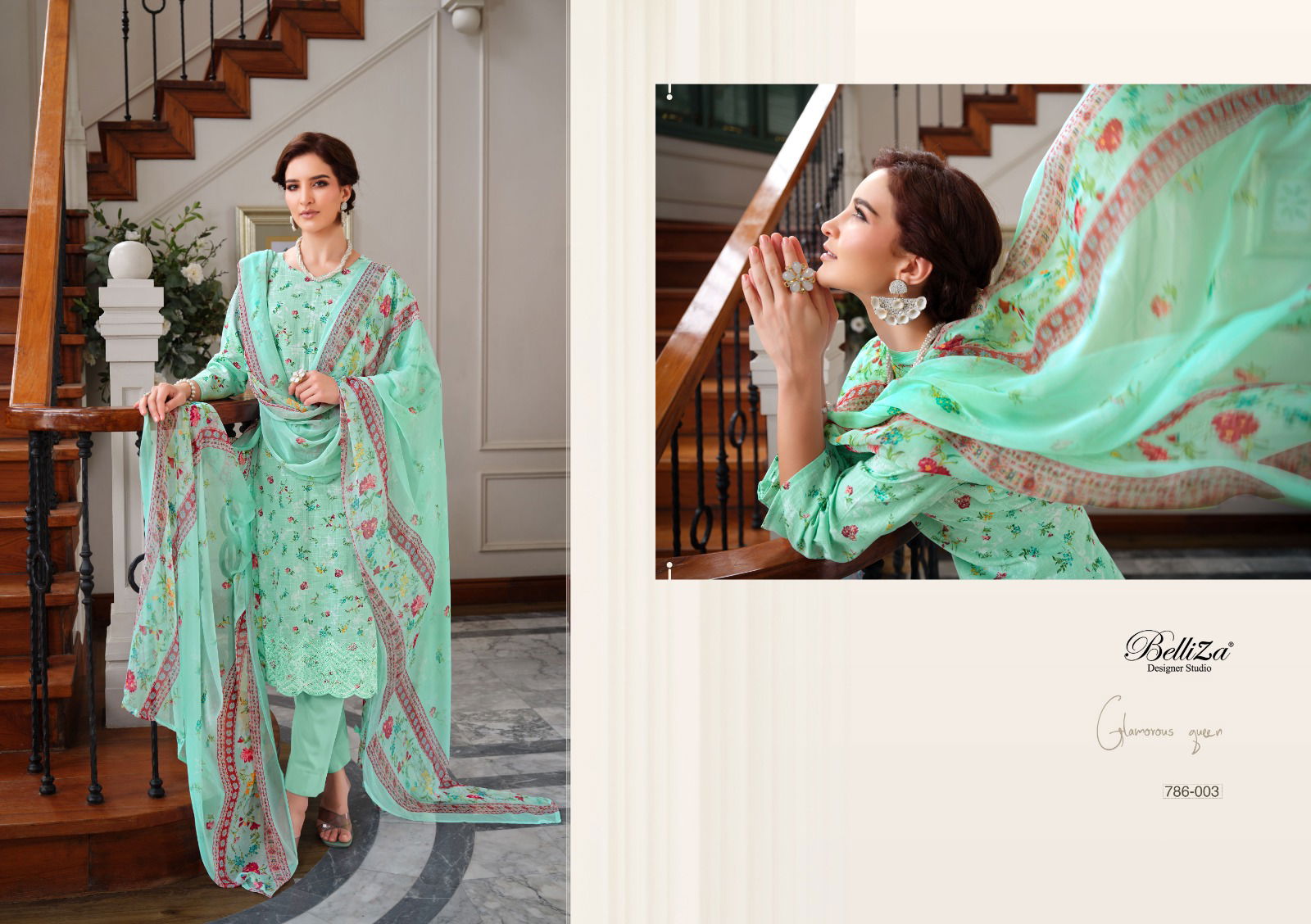 Florence Digital By Belliza Printed Salwar Suit Catalog